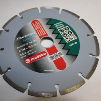 Metabo Diamanttrennscheibe 180x22,2mm Flexiamant f. Abrassive Materlialien 24643