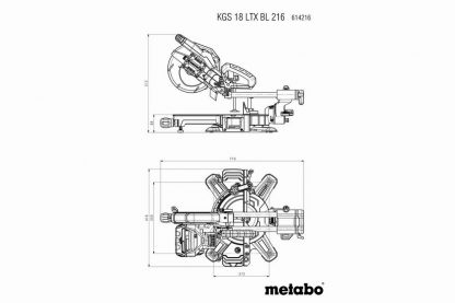 Metabo KGS 18 LTX BL 216