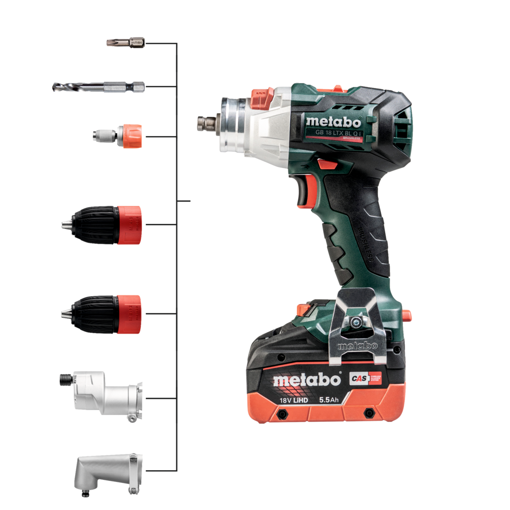 Metabo GB 18 LTX BL Q I Akku-Gewindebohrer (602362840) – Bild 2