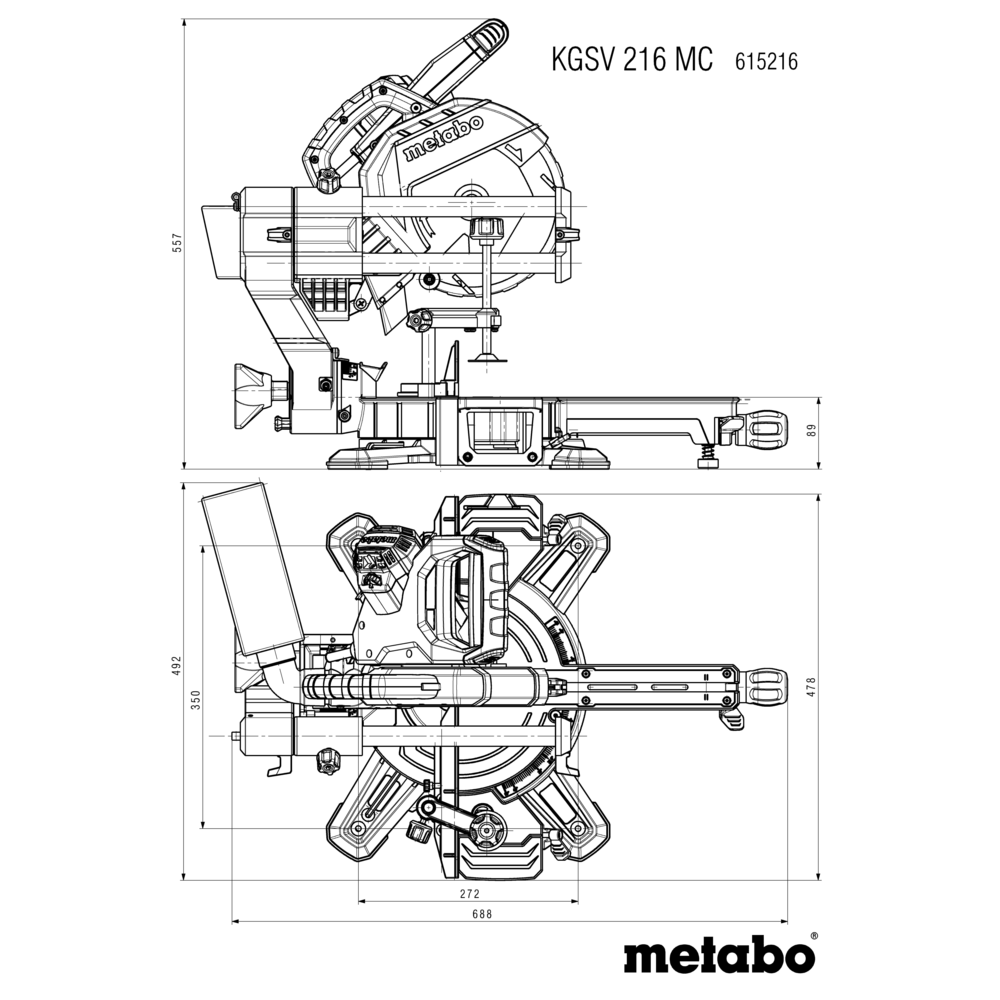 Metabo KGSV 216 MC (615216000) Kappsäge variable Drehzahl – Bild 10