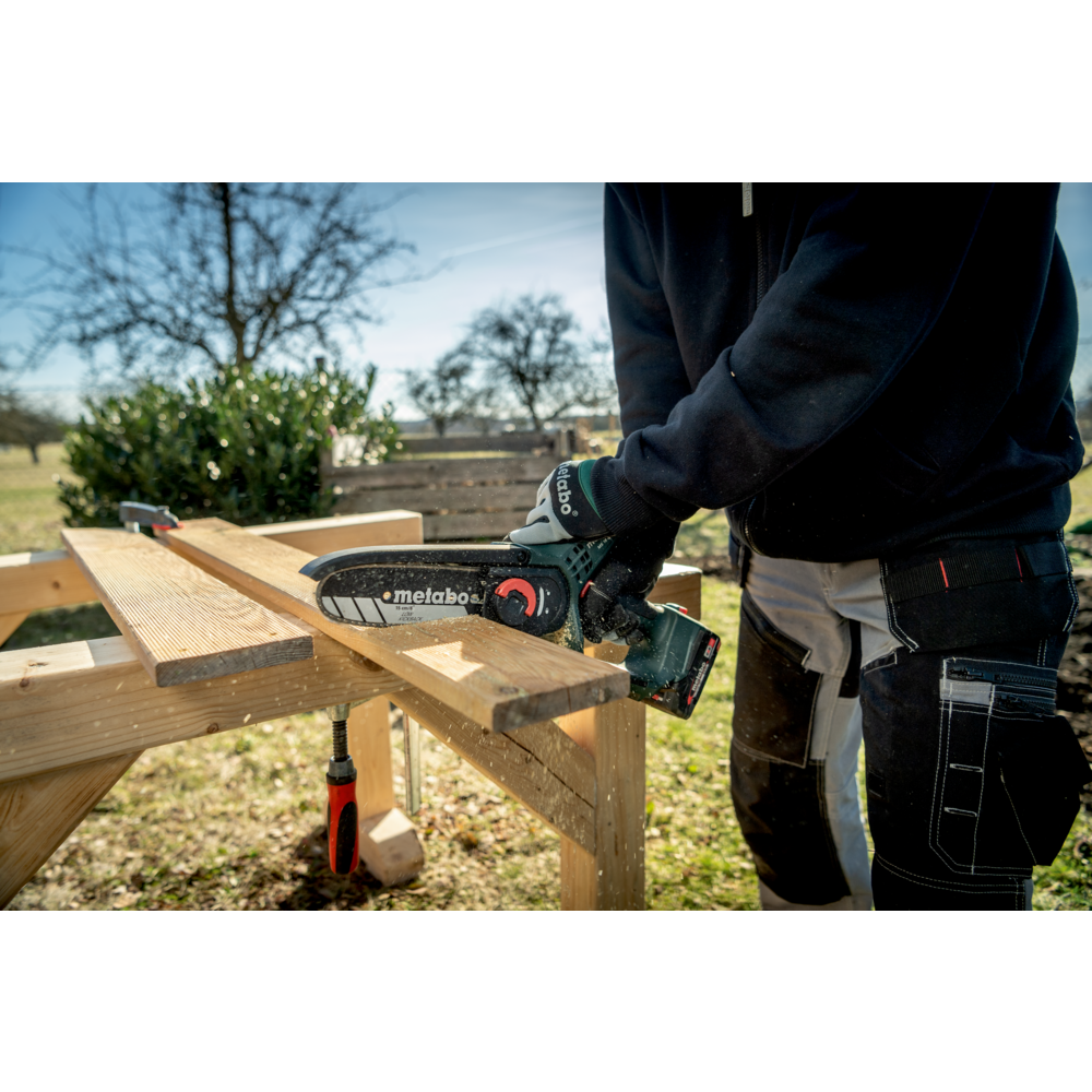 Metabo MS 18 LTX 15 Akku-Gehölzsäge (600856850) (B-Ware da beschädigte Originalverpackung) – Bild 11