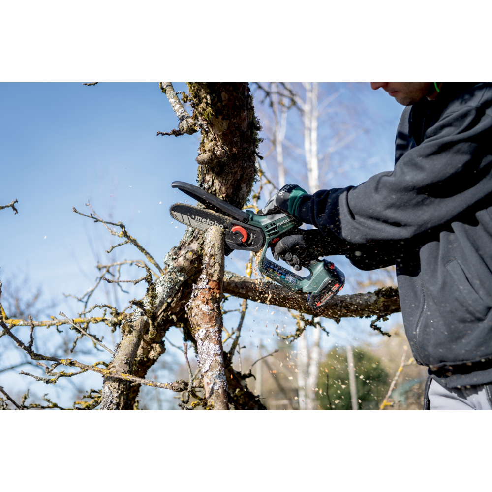 Metabo MS 18 LTX 15 Akku-Gehölzsäge (600856850) (B-Ware da beschädigte Originalverpackung) – Bild 4