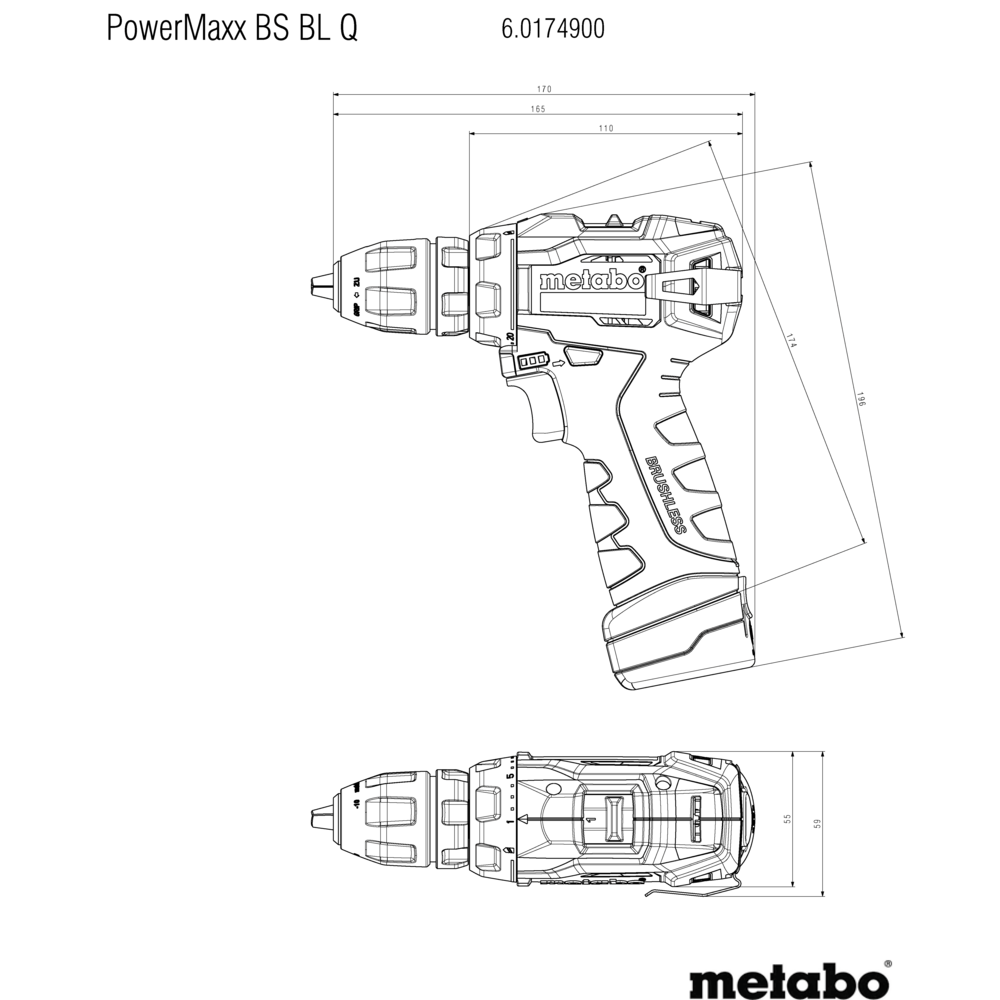 Metabo PowerMaxx BS BL Q Akku-Bohrschrauber (601749500) – Bild 12