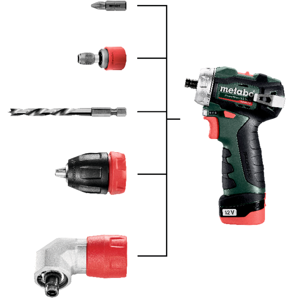 Metabo PowerMaxx BS BL Q Akku-Bohrschrauber (601749500) – Bild 5