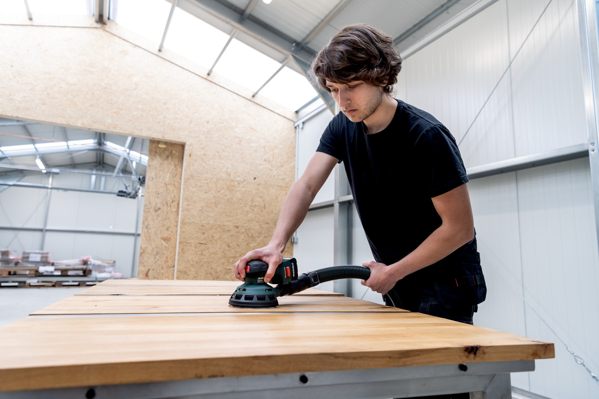 Metabo PowerMaxx SXA 12-125 BL Akku-Exzenterschleifer in metaBOX 215 (602035840) – Bild 2