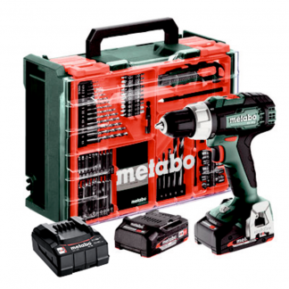 Metabo BS 18 L Set Akku-Bohrschrauber mit viel Zubehör (614051710)