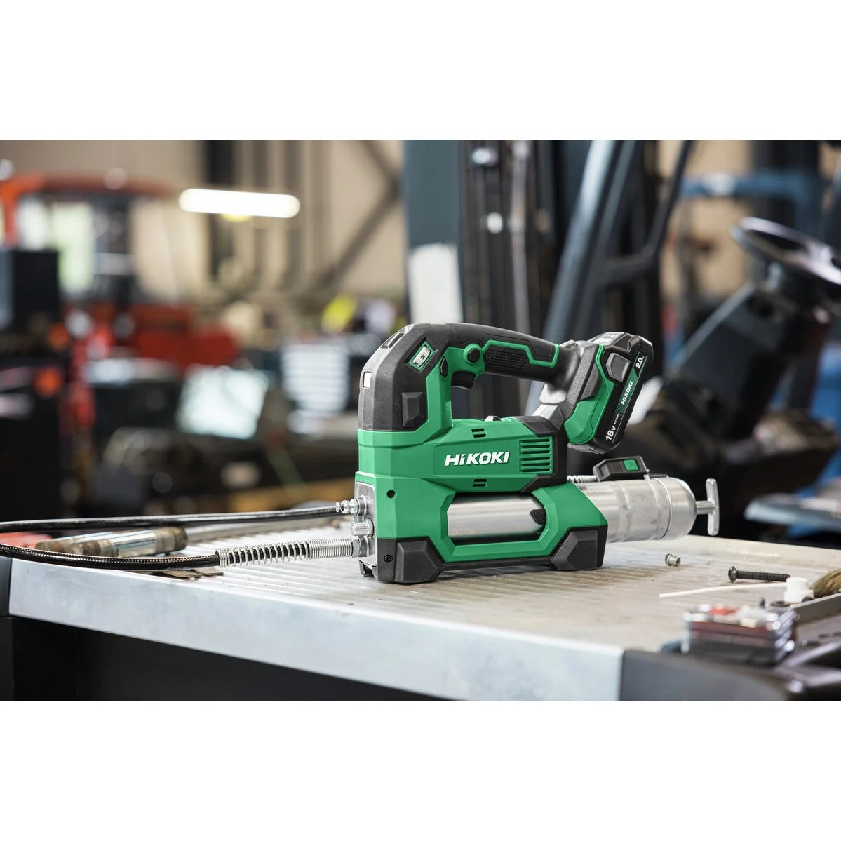 Hikoki Akku-Fettpresse AL18DA W4Z 18 Volt – Bild 8