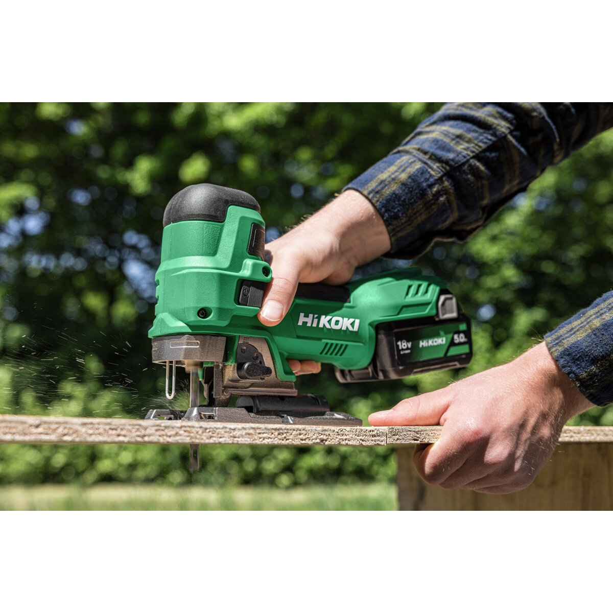 Hikoki Akku-Stichsäge CJ18DB W2Z 18Volt 135mm Schnitttiefe – Bild 12