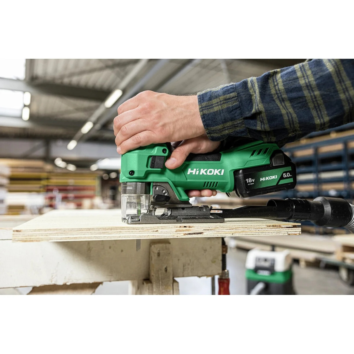 Hikoki Akku-Stichsäge CJ18DB W2Z 18Volt 135mm Schnitttiefe – Bild 10