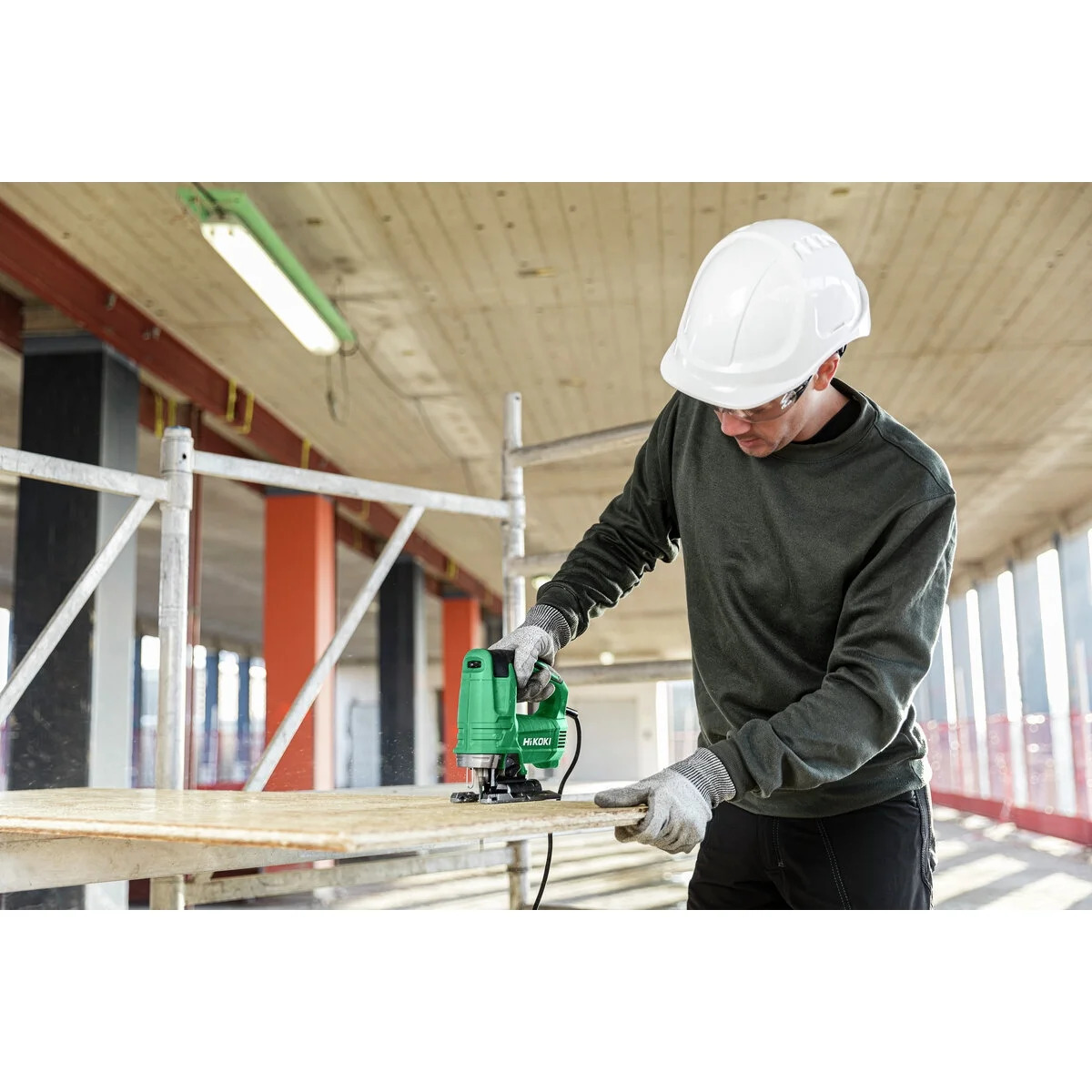 Hikoki Stichsäge CJ90VST2 WAZ mit Bügelgriff 90mm 705 Watt – Bild 4