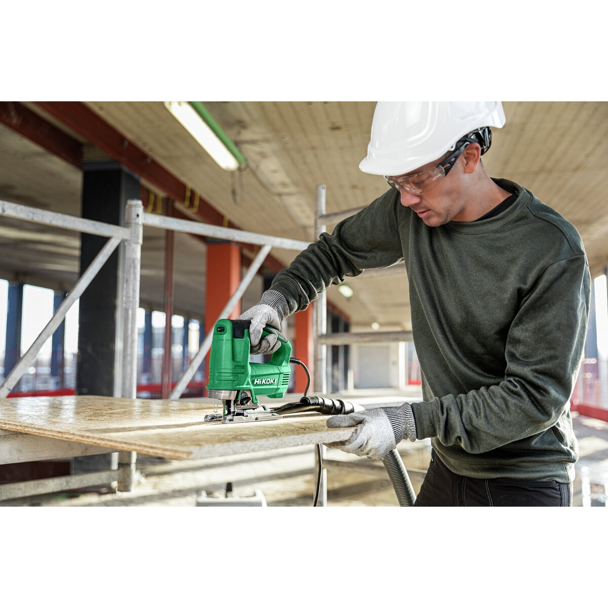 Hikoki Stichsäge CJ90VST2 WAZ mit Bügelgriff 90mm 705 Watt – Bild 2