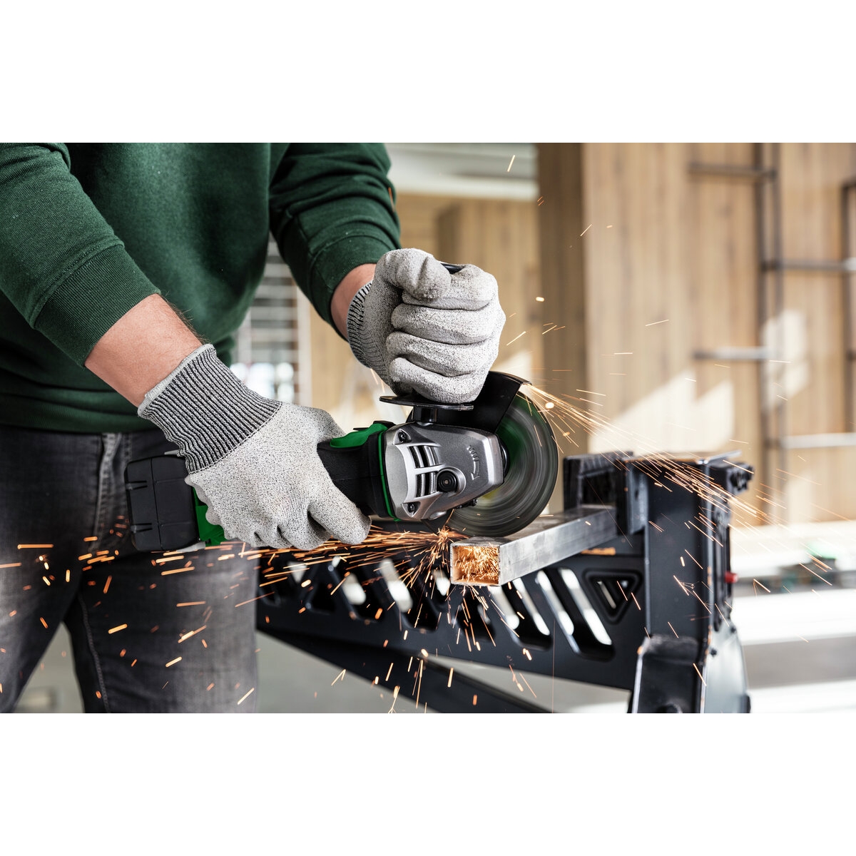 Hikoki Akku-Winkelschleifer G18DSL2 18V Ø125mm – Bild 2