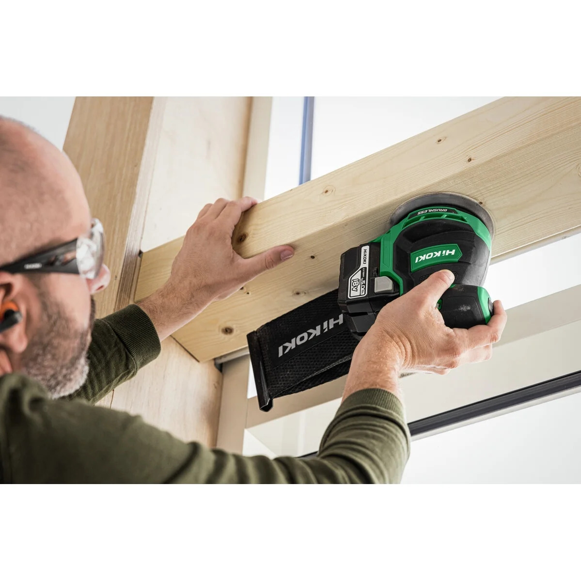 Hikoki Akku-Exzenterschleifer SV1813DA W2Z 18Volt Ø125mm – Bild 2