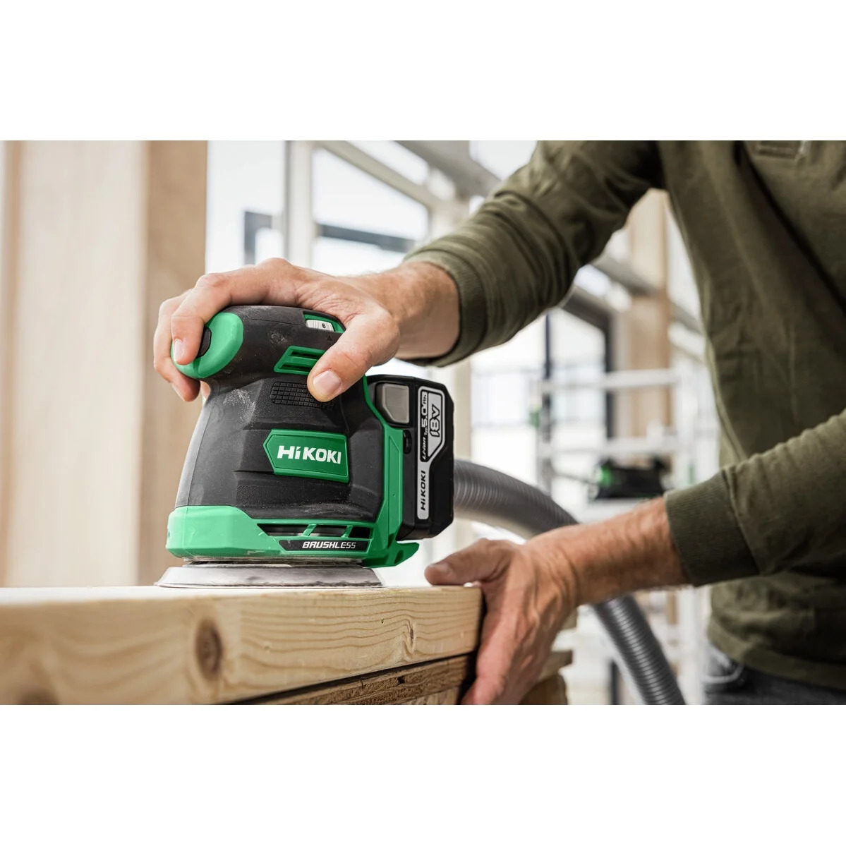 Hikoki Akku-Exzenterschleifer SV1813DA W2Z 18Volt Ø125mm – Bild 3