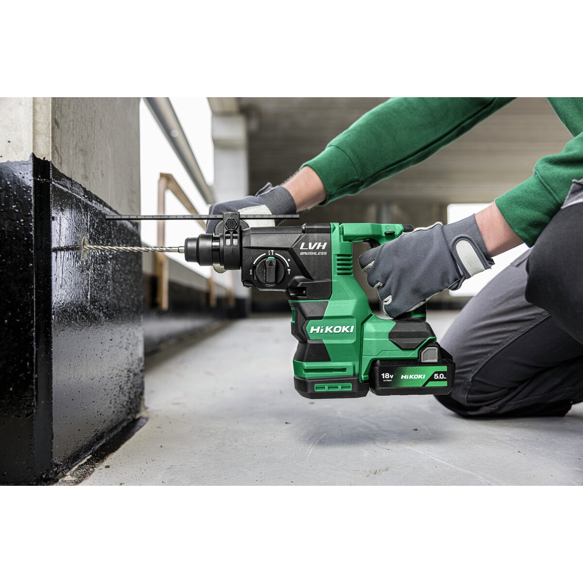 Hikoki DH1826DAW4Z Akku-Bohrhammer SDS-Plus 18V – Bild 4