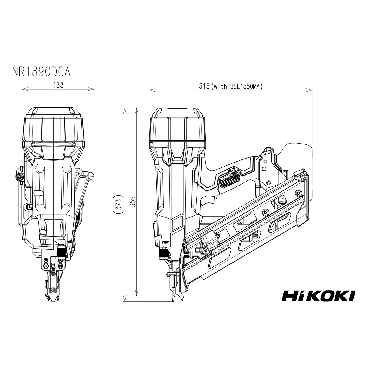 Hikoki Akku-Streifennagler NR1890DCAW9Z Nagler – Bild 10
