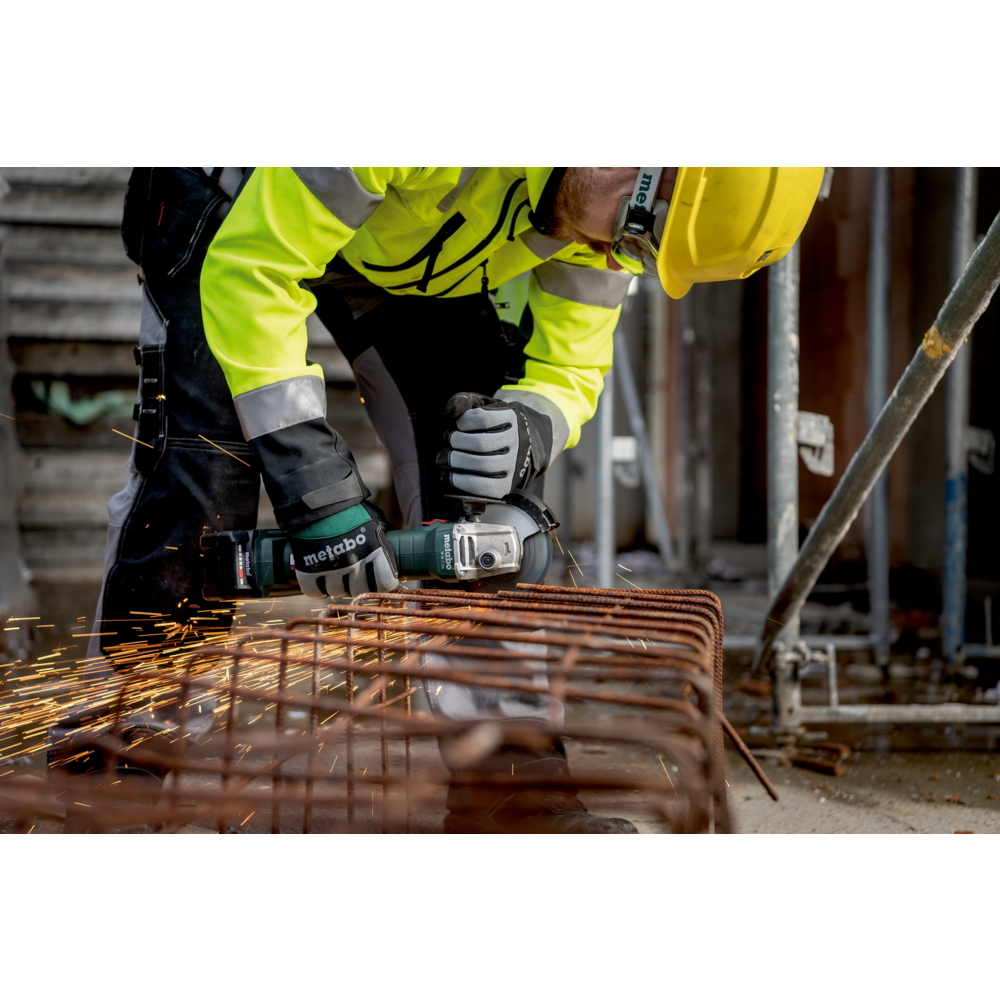 Metabo W 18 7-125 Akku-Winkelschleifer mit 2x 4,0 Ah Akku und Ladegerät (602371510) – Bild 4