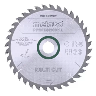Metabo Sägeblatt 150x20mm Z36 WZ 10° multi cut (628000000)